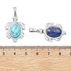 Natural & Synthetic Mixed Stone Pendants&nbsp;PALLOY-JF05695-02