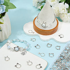 80Pcs 4 Styles Alloy Bead Frame&nbsp;FIND-SP0004-12AS