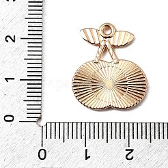 Sequins Alloy Red Enamel Pendants&nbsp;ENAM-I065-01KCG-01
