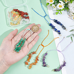 7Pcs 7 Styles Chakra Nylon Cord Bracelet Making&nbsp;AJEW-UN00026
