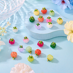20Pcs 10 Colors Glass Charms&nbsp;GLAA-TA0003-85