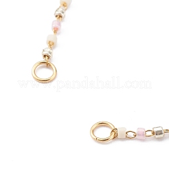 Glass Seed Beaded Link Bracelet Making&nbsp;AJEW-JB00921-01