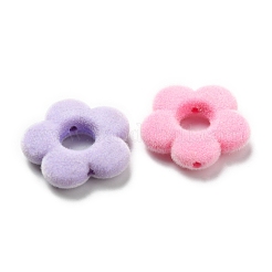 Flocky Acrylic Bead Frames&nbsp;OACR-E020-15
