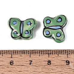 Hand Painted Butterfly Porcelain Beads&nbsp;PORC-Q006-04A