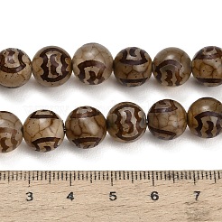 Tibetan Style dZi Beads Strands&nbsp;GG-CBA4812-B04-10MM