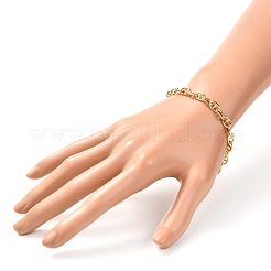 Brass Mariner Link Chains Bracelet&nbsp;BJEW-JB06986