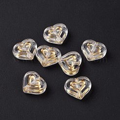 Transparent Plating Acrylic Beads&nbsp;LS-OACR-C013-19