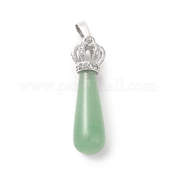 Natural Green Aventurine Pendants&nbsp;G-G976-01P-11