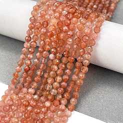 Natural Sunstone Beads Strands&nbsp;G-L597-C01-02