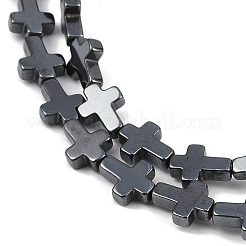 Synthetic Non-magnetic Hematite Beads Strands&nbsp;G-K375-F02-01