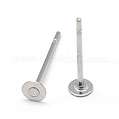 Tarnish Resistant 304 Stainless Steel Stud Earring Findings&nbsp;STAS-E025-8