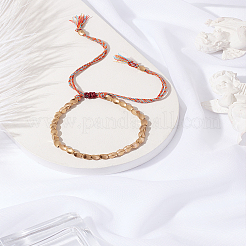 1Pc Twist Brass Braided Bead Bracelets for Women&nbsp;BJEW-LP0003-20