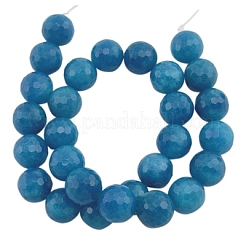 Natural White Jade Gemstone Bead Strands&nbsp;G-D610-6mm