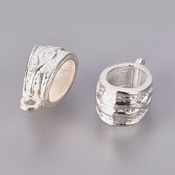 Tibetan Silver Color Plated Tube Bails&nbsp;LS-K08IW022