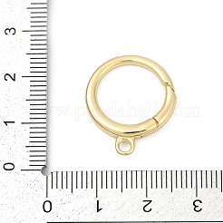 Brass Spring Gate Rings&nbsp;KK-U062-50G