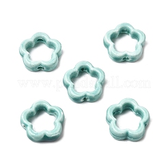 Flower Hollow Glazed Porcelain Bead Frame&nbsp;PORC-A034-09