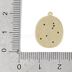 Brass Micro Pave Cubic Zirconia Pendants&nbsp;KK-I719-41G