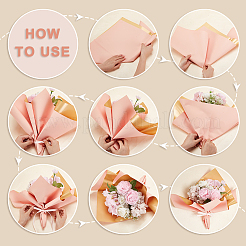 30 Sheets 5 Colors OPP Gift Wrappings Packing Paper&nbsp;DIY-WR0004-20B