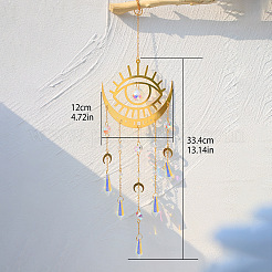 Alloy Evil Eye Pendant Decorations&nbsp;PW-WG26991-01