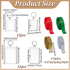 Plastic Photo Frame Keychain&nbsp;KEYC-GA0001-46