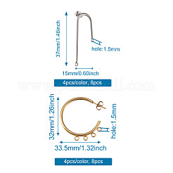 304 Stainless Steel Stud Earring Findings&nbsp;STAS-TA0004-66