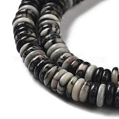Natural Black Netstone Beads Strands&nbsp;G-G084-A09-01