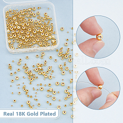 500Pcs 5 Styles Rack Plating Brass Spacer Beads&nbsp;FIND-UN0004-38A