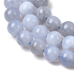 Natural Blue Lace Agate Beads Strands&nbsp;G-G346-A01-8mm