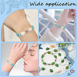 120Pcs 3 Styles Synthetic Howlite & Turquoise Beads&nbsp;G-SC0002-47