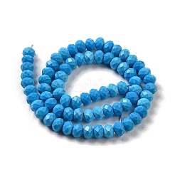 Dyed Natural Howlite Beads Strands&nbsp;G-G023-A01-01B