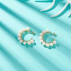 Natural Pearl Beaded Stud Earrings&nbsp;EJEW-JE05113