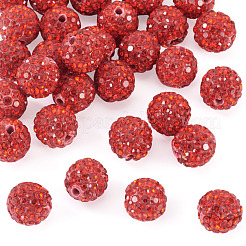 30Pcs Pave Disco Ball Beads&nbsp;RB-TA0001-26A