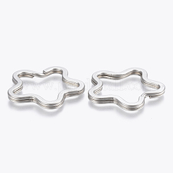 Tarnish Resistant 304 Stainless Steel Split Key Rings&nbsp;STAS-P197-035P