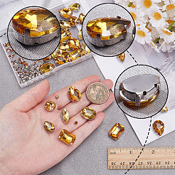 156Pcs 7 Styles Sew on Rhinestone&nbsp;DIY-SP0007-30C