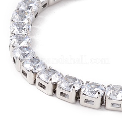 Classic Cubic Zirconia Tennis Bracelet&nbsp;BJEW-G639-01B-P