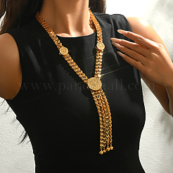 Alloy Layered Tassel Y-Shaped Necklaces for Formal Occasions&nbsp;YI4513