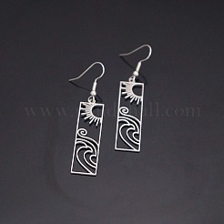 304 Stainless Steel Dangle Earrings&nbsp;WGA6FB3-01
