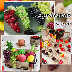 45Pcs 16 Styles Plastic & Foam Imitation Fruit&nbsp;AJEW-PH0008-23