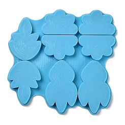 Cloud & Rhombus & Leaf Shape DIY Pendant Silicone Molds&nbsp;DIY-M048-03