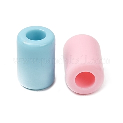 Opaque & Transparent Acrylic European Beads&nbsp;AC-CBABC78-11