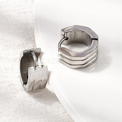 304 Stainless Steel Hoop Earrings&nbsp;EJEW-L302-01P