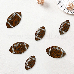 12Pcs 2 Styles Sport Resin Rhinestone Hot Melt Adhesive on the Back&nbsp;DIY-GF0014-26