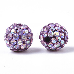 Pave Disco Ball Beads&nbsp;RB-T017-04-01