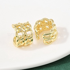 Brass Cuff Earrings&nbsp;EJEW-C159-02G