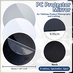 3Pcs 3 Colors PVC Photography Backdrop Display Board&nbsp;AJEW-OC0014-14
