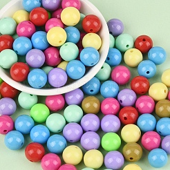 100Pcs Opaque Acrylic Beads&nbsp;OACR-PA0001-31B