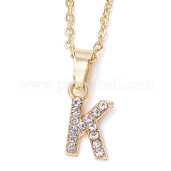 26Pcs Alloy Rhinestone Pendant Necklaces&nbsp;NJEW-JN05244