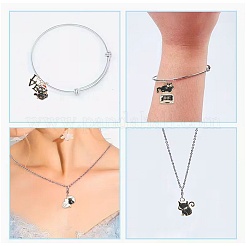 24Pcs 8 Styles Alloy Enamel Pendants&nbsp;ENAM-FS0004-12