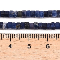 Natural Sodalite Beads Strands&nbsp;G-G345-C31-2x4mm