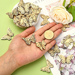 100Pcs Poplar Wood Cabochons&nbsp;WOOD-CJ0001-40